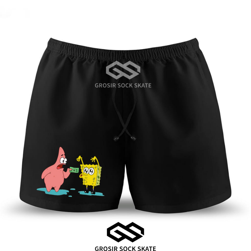 BOXER CELANA PENDEK MUSIC SPONGEBOB