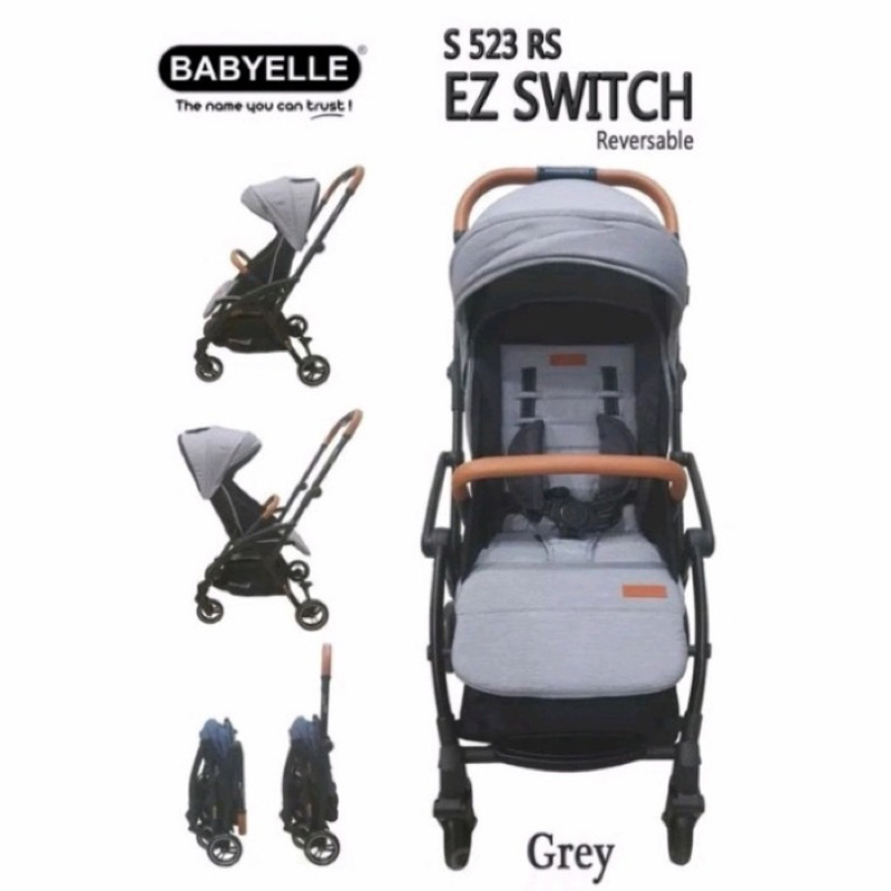 Preloved Stroller Babyelle EZ Switch - Grey - SBY area