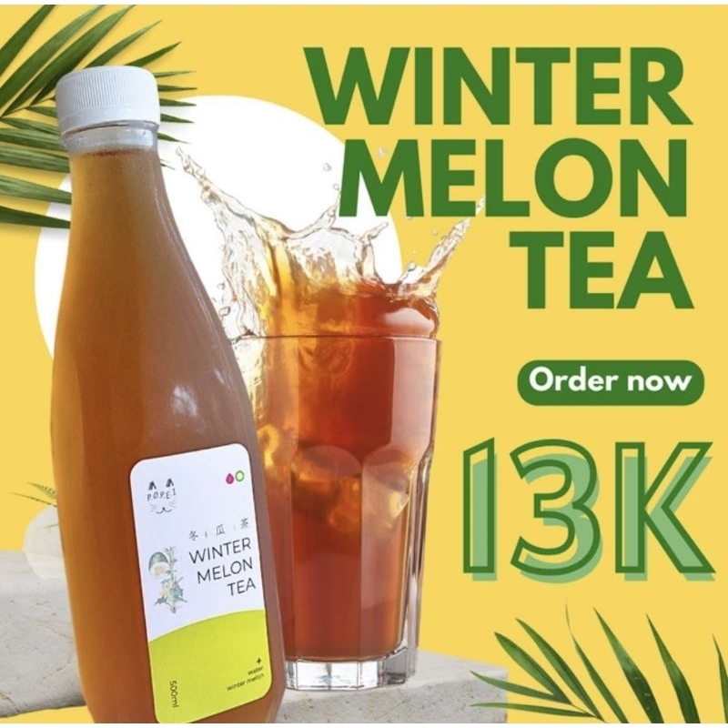 

Wintermelon Tea Minuman Teh Buah Kundur 500ml