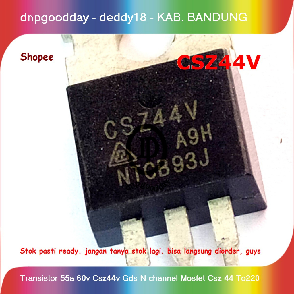 Transistor  55a    60v Csz44v Gds N-channel Mosfet Csz 44