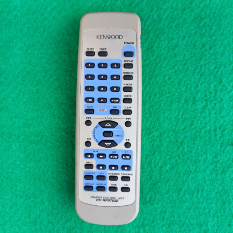 Remote Tape Compo KENWOOD Original Asli . RC - RP0702E .