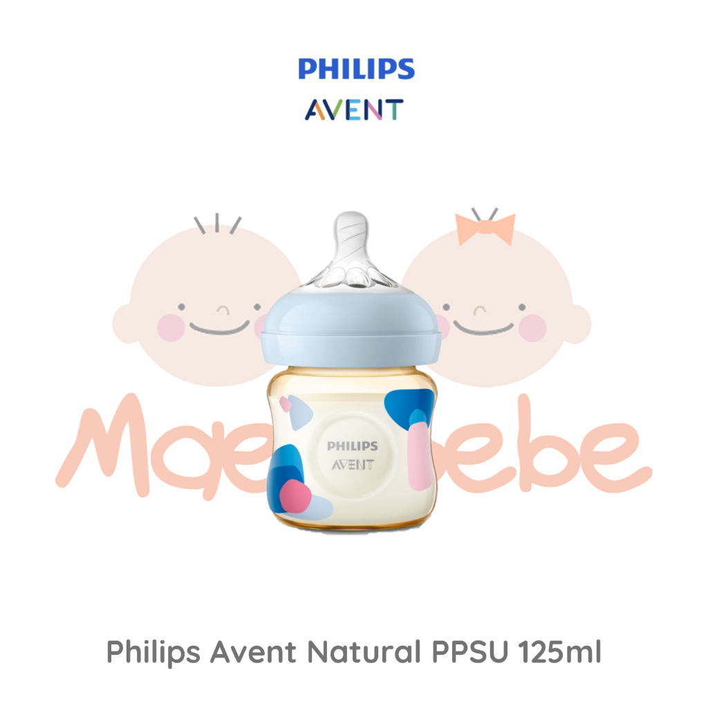 Philips Avent Natural PPSU Bottle 0M+ 125ml / 9Oz Botol Susu Bayi