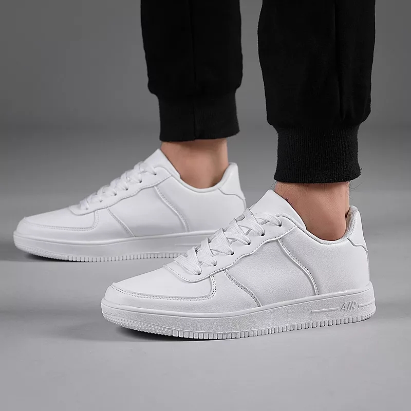 Sneakers wanita sepatu casual pria putih spatu pria murah swpatu warna putih pria