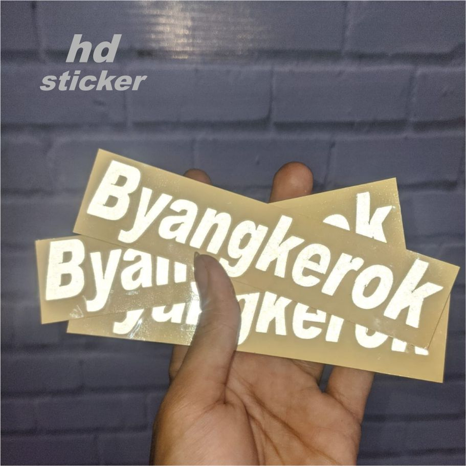 Stiker Motor  Byankerok Byangkerok Jalanan Cutting Motor RX King Stiker Variasi Aksesoris Tempelan M