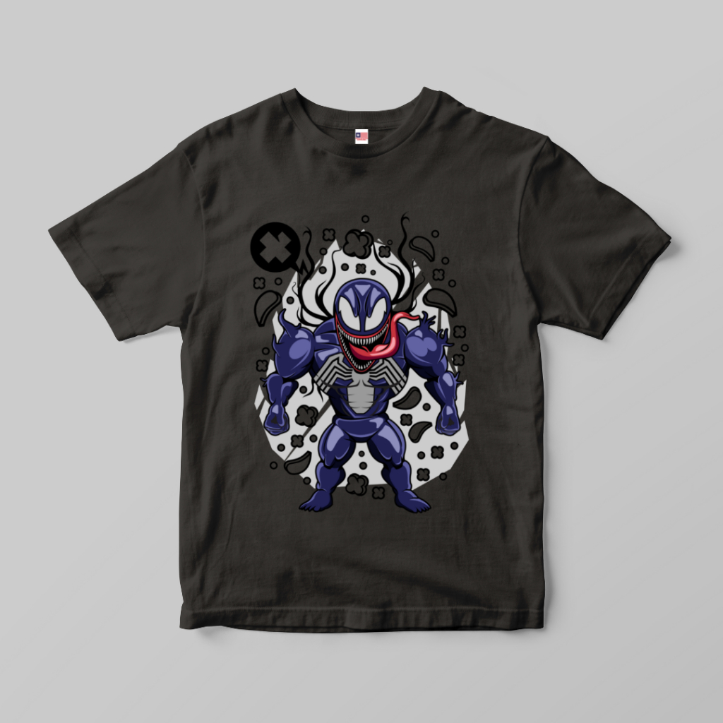 Baju Bocah - Kaos anak laki laki perempuan (1-9 tahun) KAOS ANAK - VENOM // baju anak // kaos band a
