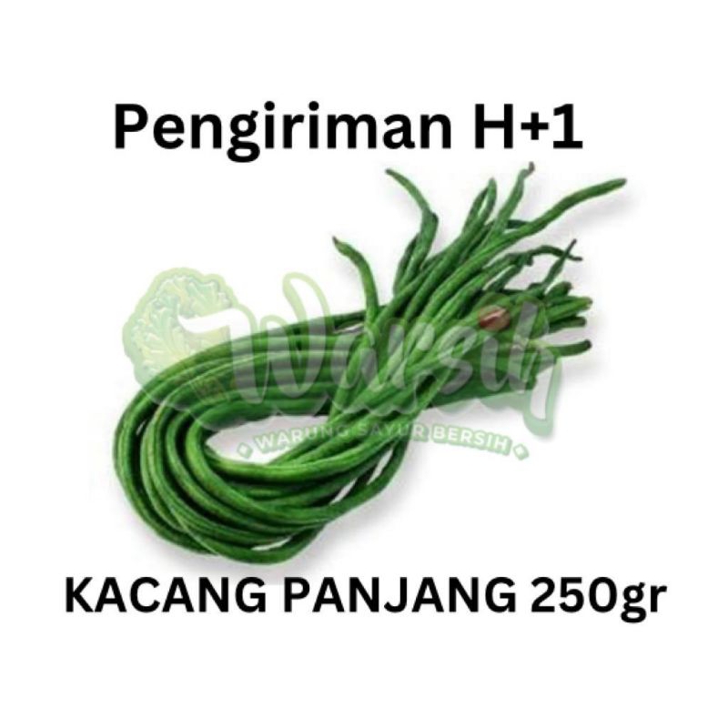 

WARSIH • SAYUR KACANG PANJANG 250GR (bisa foodprep)