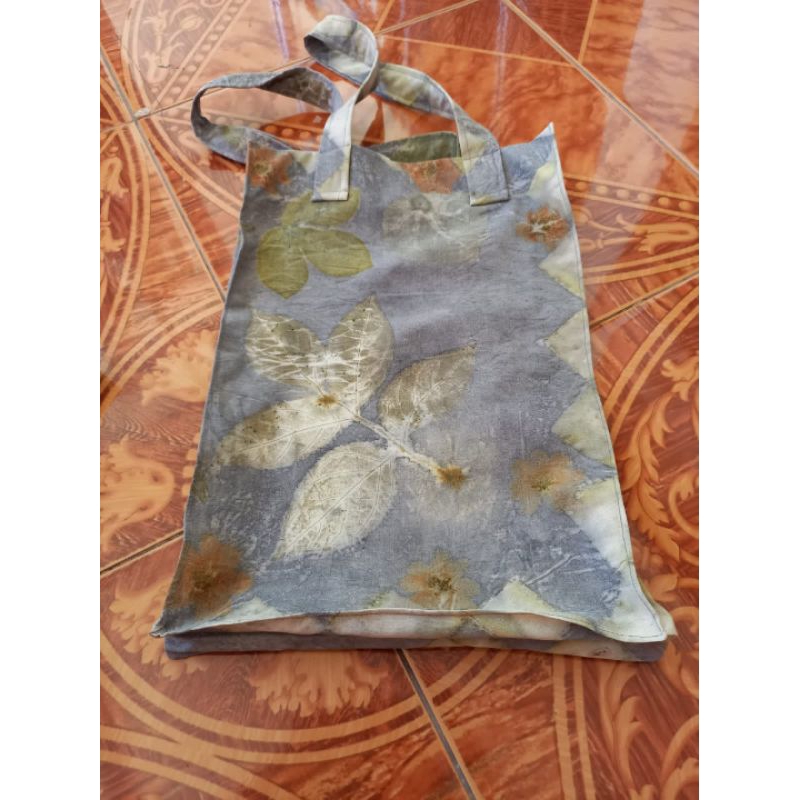 Totebag ecoprint