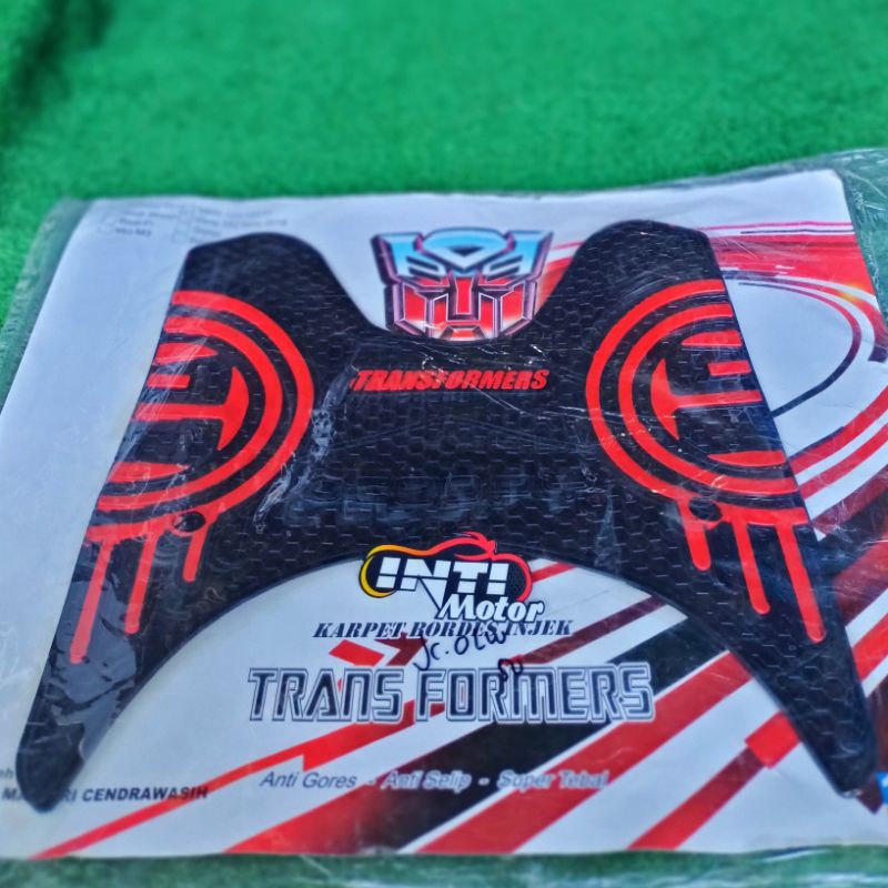 Karpet Karet SCOOPY 20 New dan Old Merah Silver Hitam merk Monster Transformers karpet Variasi Scoop