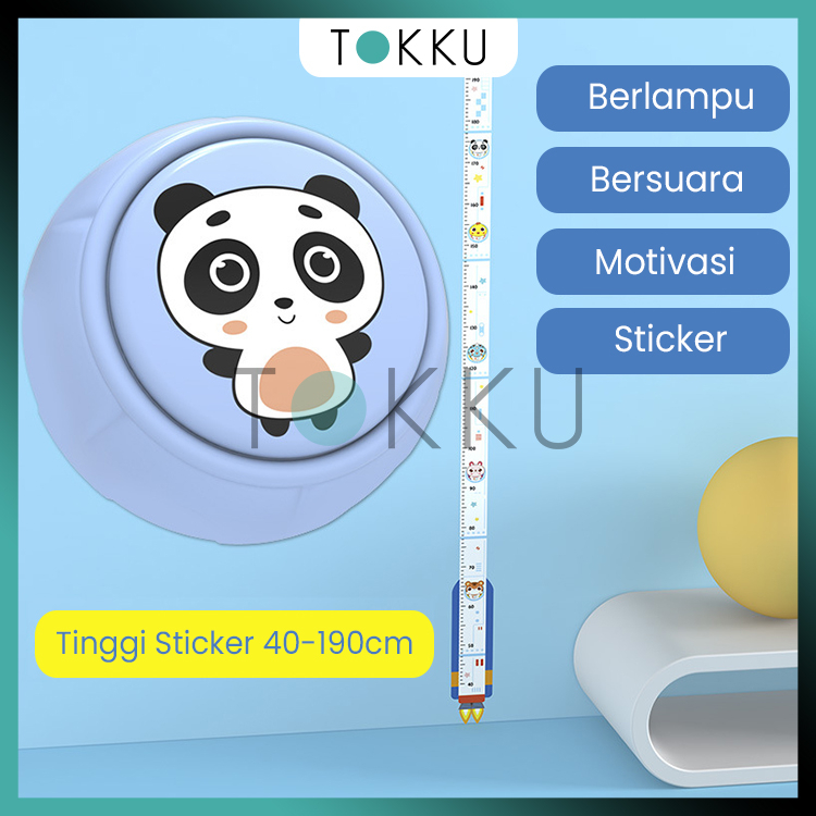 TOKKU Height Finder Jump High Mainan Berhitung Anak/Pertumbuhan Badan Anak/Loncat/Bahasa Inggris