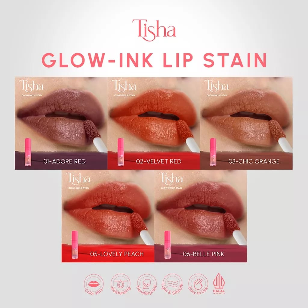 ARJUNA TISHA Glowing Ink Lip Stain / Tisha Lip Tint