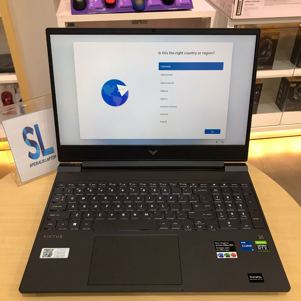 HP VICTUS 15 FA0011TX i5 12500H 16GB 512GB SSD RTX3050 144Hz WIN11