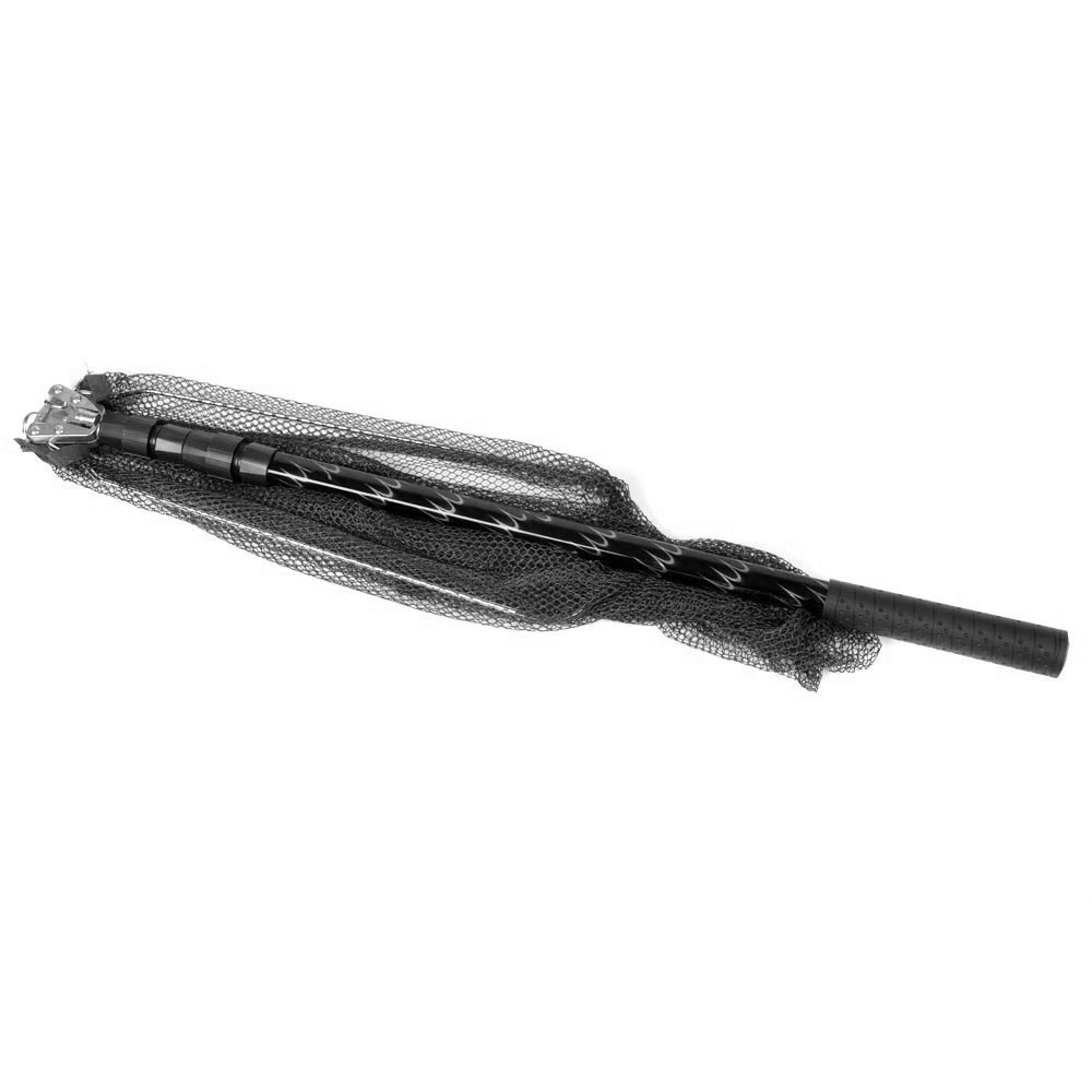 Serokan Jaring Ikan Telescopic Fishing Net Pole Aluminium 187CM - DJ002 - Black