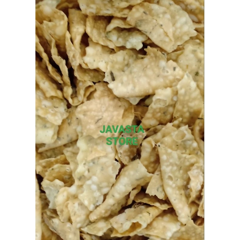 

Kripik bawang/kripik bawang daun sledri/bawang seledri/pangsit bawang/celery onion chips/250g