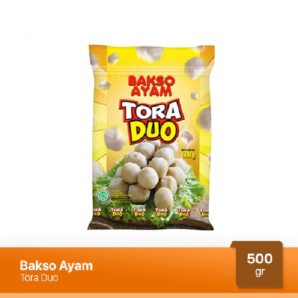 BAKSO AYAM TORA DUO 500GR CHICKEN MEATBALL TORADUO HALAL