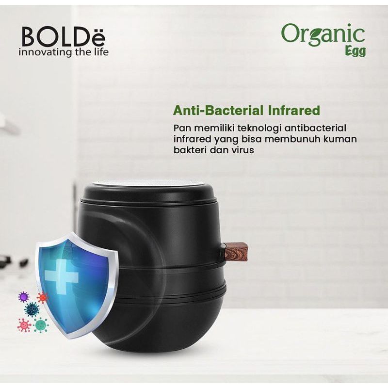 Organic Green ALL IN ONE Cookwares 9 Pcs  Original Bolde