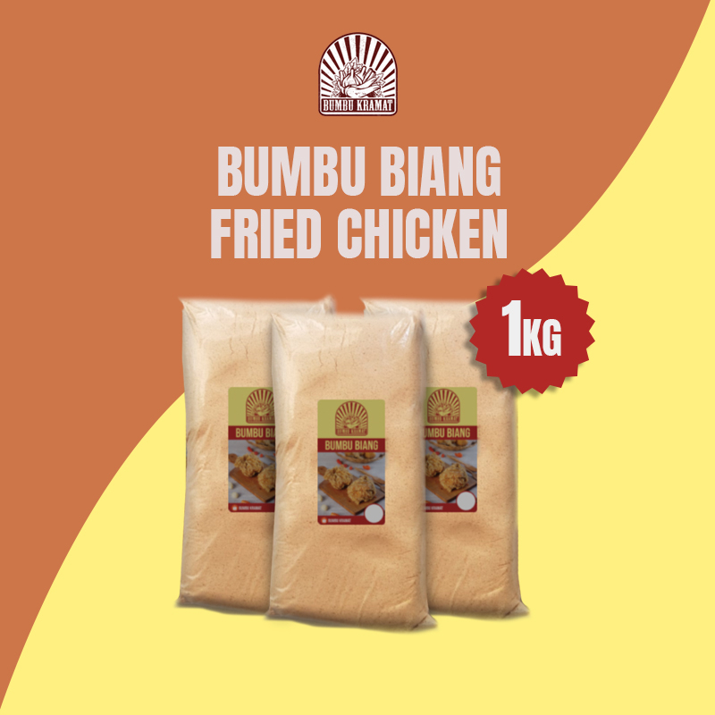 

Bumbu Biang Fried Chicken 1kg / Bumbu Tepung Fried Chicken / Fried Chicken / Ayam Goreng