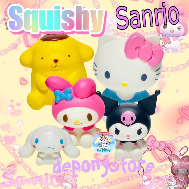 Mainan Squishy Sanrio Medium Size mainan pencet gemes