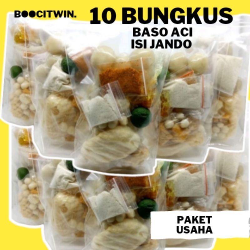 

Paket Bundling 10bks Baso Aci Isi Jando
