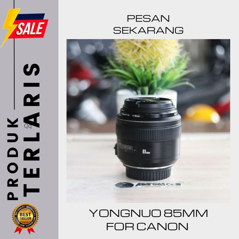 LENSA FIX 85MM YONGNUO FOR CANON MULUS TINGGAL PAKAI