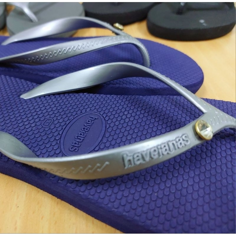 Haveianas Flat Sandal Jepit Wanita Spon Spons Sendal Cewek Perempuan Tali