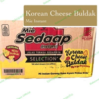 

Sedaap mie instan korean cheese buldak, 1 karton (40pcs)