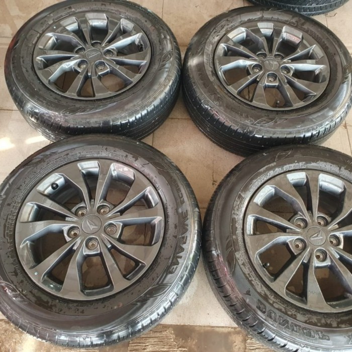 Velg Mobil Bekas STD TERIOS R16 Hole 5X114,3 + Ban DUNLOP 215 65 R16