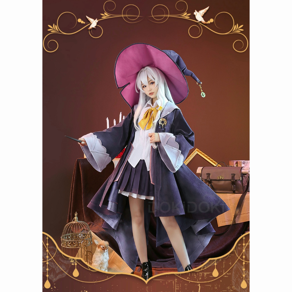 Elaina Cosplay Anime Manga Wandering Witch: The Journey of Elaina Cosplay Costume DokiDoki-SR Women Costume Halloween Cosplay