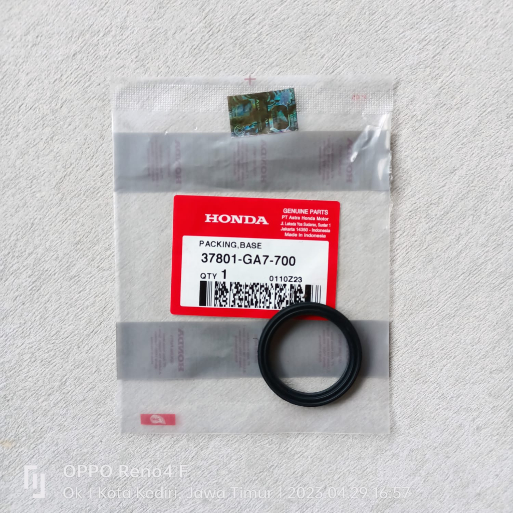 Packing Base - Karet Gasket-Paking Seal-Sil Pelampung Tangki-Tengki Honda Ori AHM 37801-GA7-700