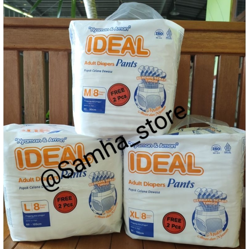 GROSIR IDEAL POPOK DEWASA tipe CELANA  isi 6 bags