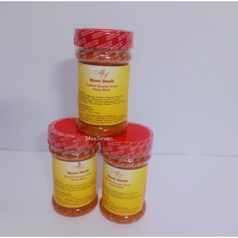 

Sambal Terasi Goreng Bangka Mami Sherlli ( paketan)