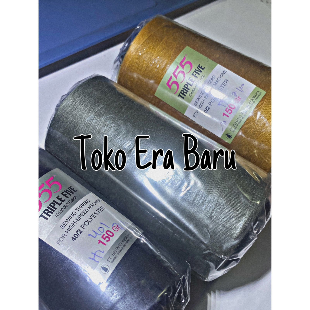 BENANG POLYESTER 555 TRIPEL FIVE UKURAN 20/2