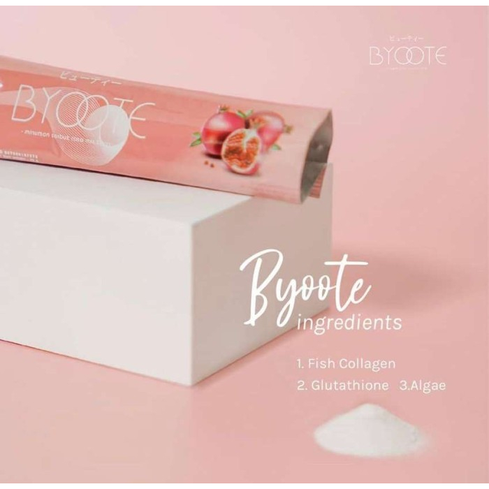 BYOOTE COLLAGEN GLUTATHIONE 1 SACHET BPOM