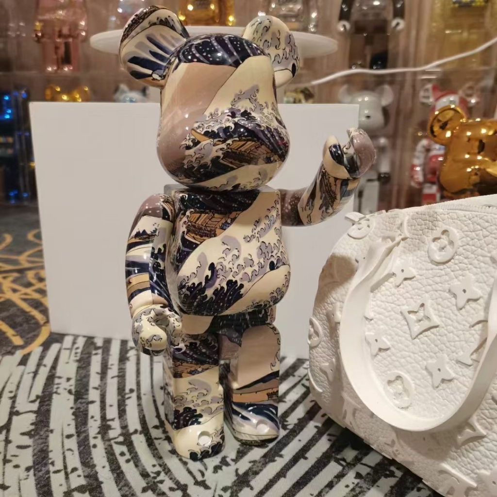 Figure Bearbrick BE@RBRICK The Great Wave off Kanagawa 400% / 28 cm