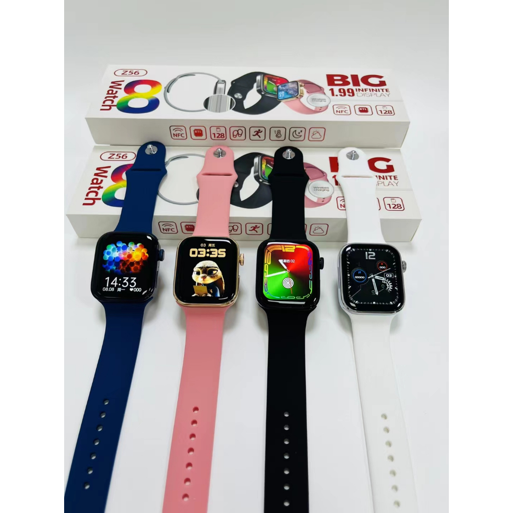 ORI IWO 8 Pro Smart Watch Series 8 Ultra Z56 Jam Pintar Olahraga Bluetooth Smart Watch Pintar Wanita Tahan Air Jam Tangan Pintar IP67 Monitor Monitor Detak Jantung