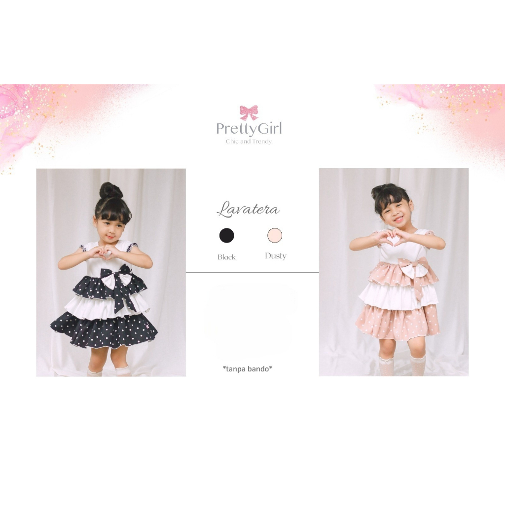 Pretty Girl Lavatera Dress / Dress Anak