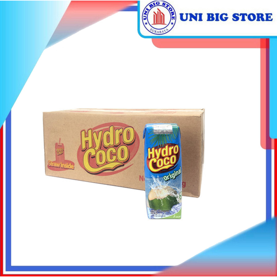 

Hydro Coco Air Kelapa 250 ml x 24 pcs DUS Hydrococo Coconut Water