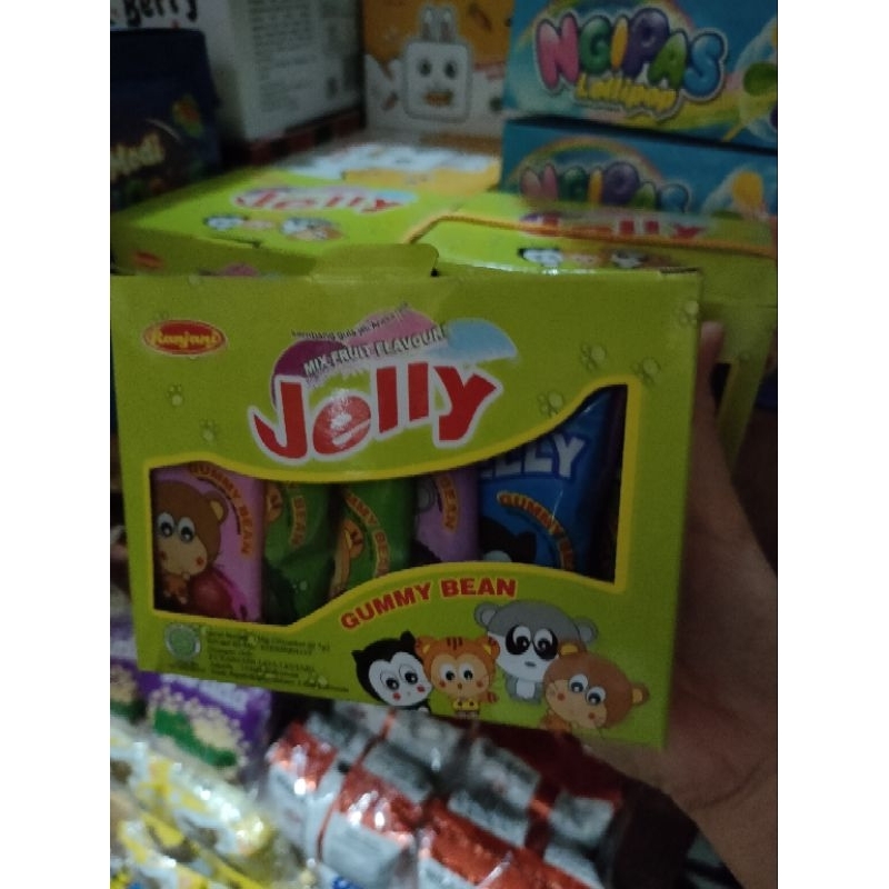 

Jelly gummy bean box isi 30pcs