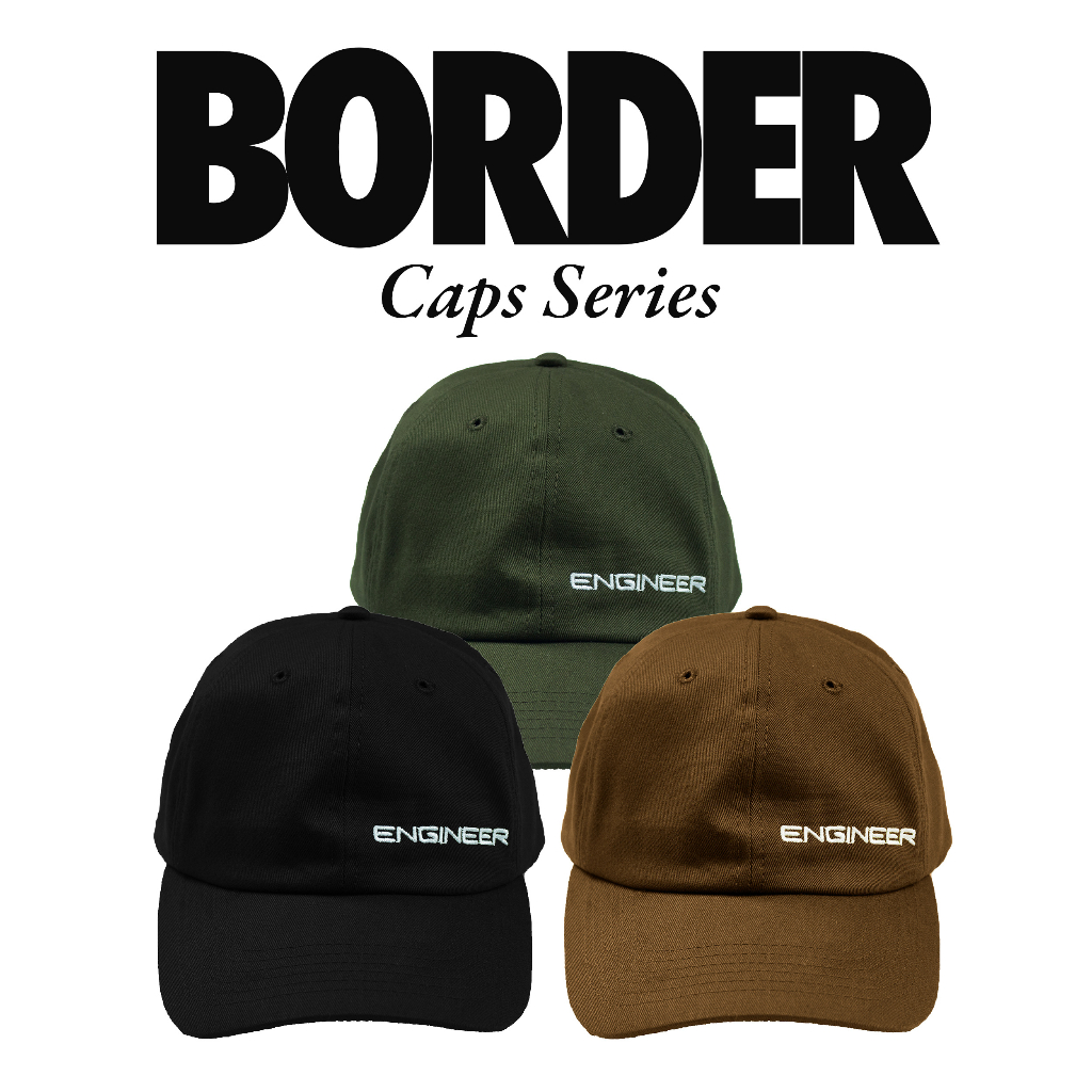 BORDER CAPS-Topi / Casual and Simple Daily Headwear