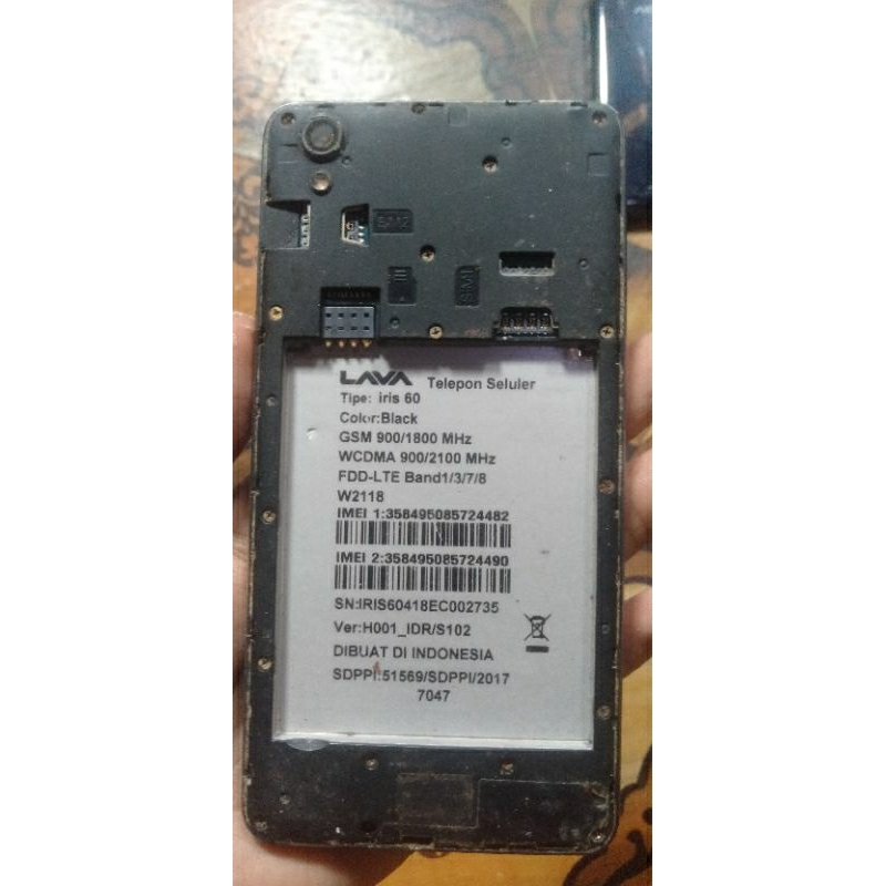 mesin hp lava iris 60 mesin yala normal