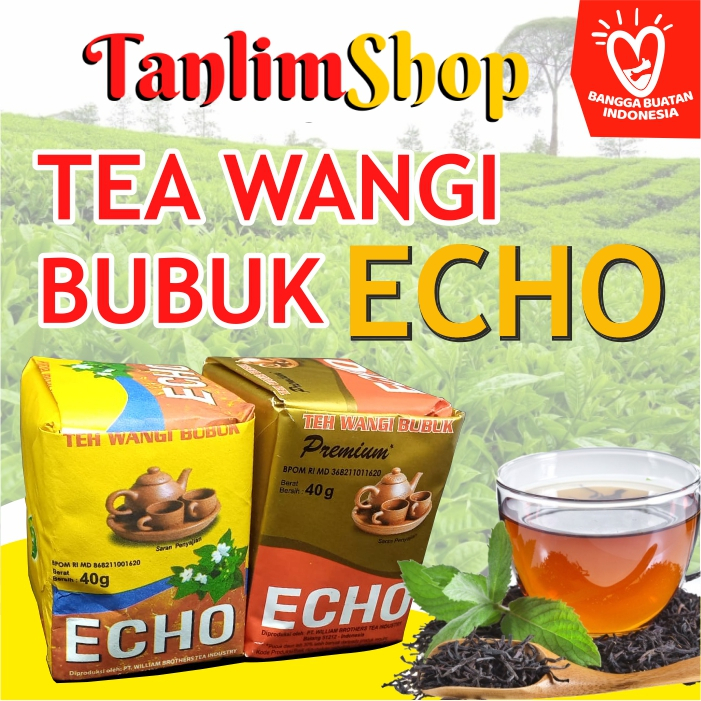 Teh Wangi bubuk Echo Kuning / Gold ( Premium ) - 40gr