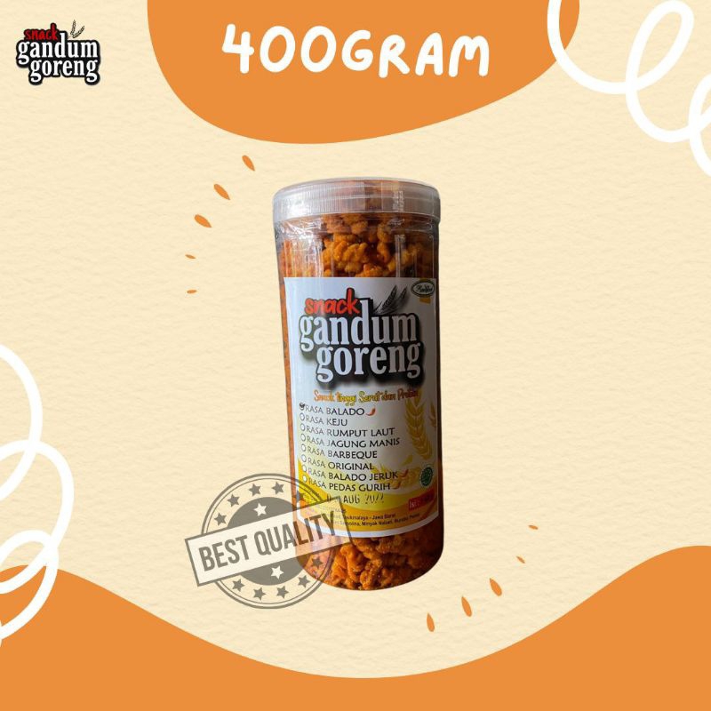 

Gandum Goreng 400 gram tabung