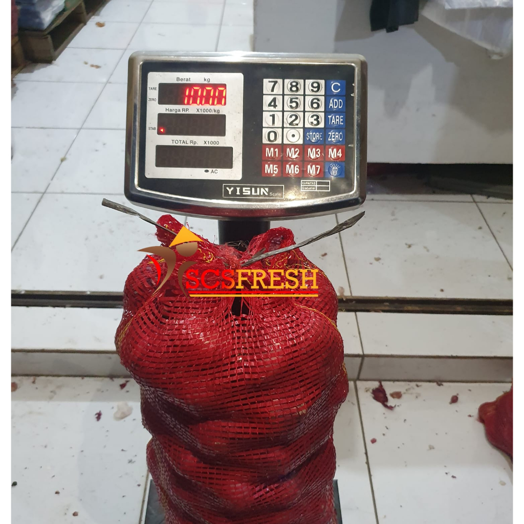 Bawang Merah Besar Peking India Pakistan 1 Karung/Bal 10kg