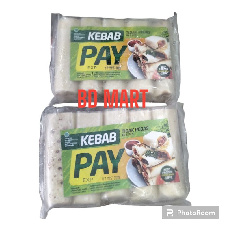 

Kebab Pay Frozen | Kebab Mini Tidak Pedas Isi 5 Pcs