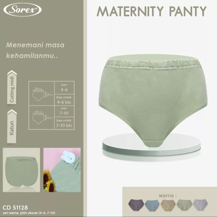 Sorex Maternity Pants CD 51128 - Celana Dalam Hamil