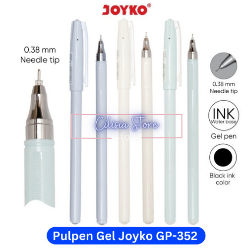 

Gel Pen Joyko GP-352 Sofuto Pulpen Pena Gel 0.38 / Pulpen Joyko [PCS]