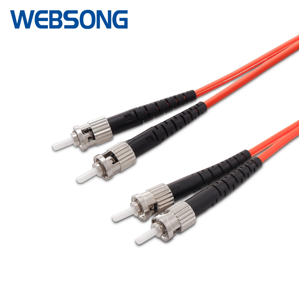 Kabel Fiber Optic Patch Cord ST to ST Multimode Duplex 3M WEBSONG