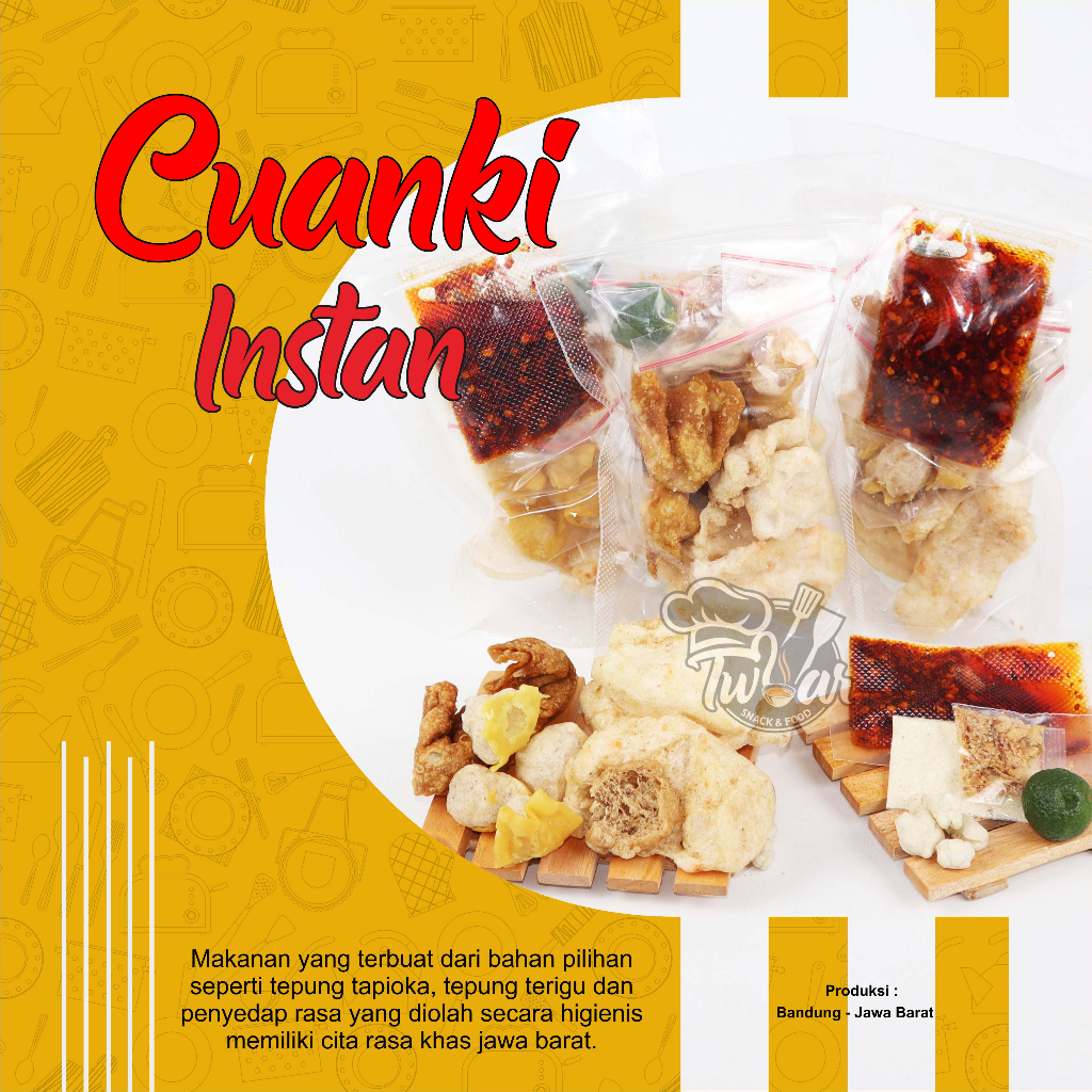 

Cuanki Instan Paket 1 pcs Dapur Twoar