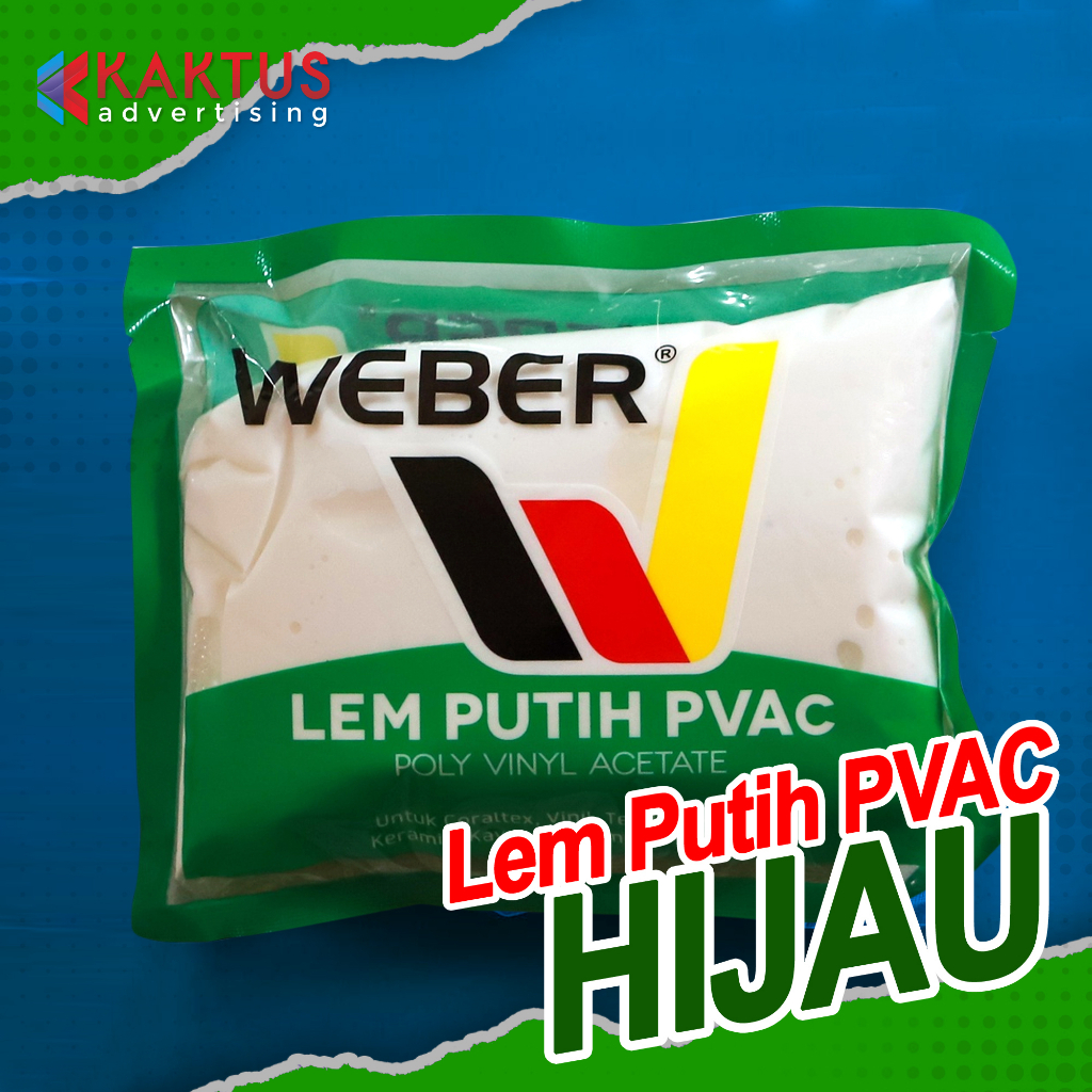 Lem Putih PVAC Weber Hijau