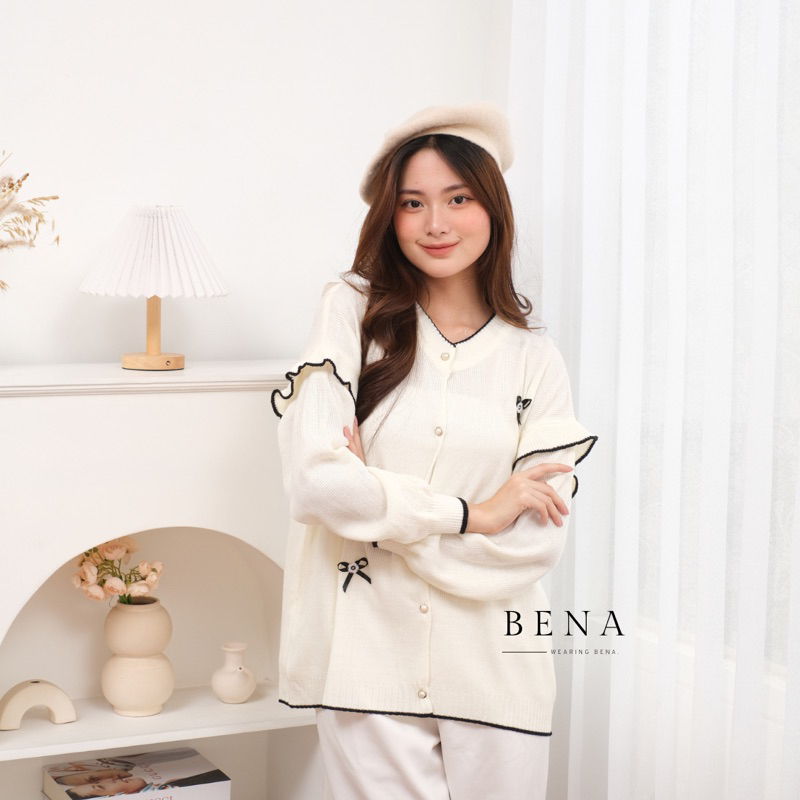 (KIRIM TANGGAL 5) WEARINGBENA | Poppy Cardigan | Atasan Rajut