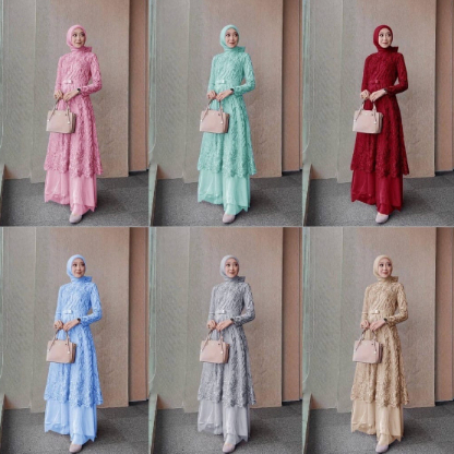 Gamis Maxi zamira / Gamis Tile Mutiara / Gamis Remaja dan Dewasa / Gamis Kondangan / gamis acara/gam